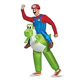 Disguise Men's Mario Riding Yoshi Adult Costume