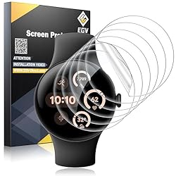 EGV 6 Pack for Google Pixel Watch 3 45MM Screen