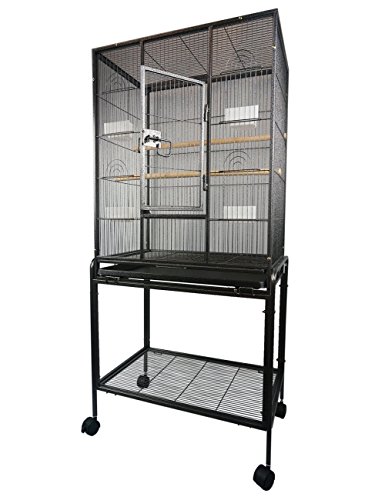 Long Tail Bird Parrot cage Chinchilla Ferret small animals cage W/Stand Overall size 24"x17"x53"(61x43x135cm)