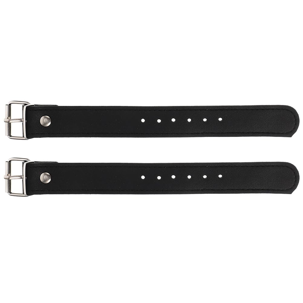 BESPORTBLE Bike Basket Straps Bicycle Bikes Leather Strap Part s Thicken Basket Belt Convenient Belt Rack s Leather Buckle 1 Pair