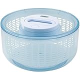 Zyliss Easy Spin Salad Spinner, Large, White