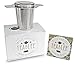 Teablee Tea Strainer for Loose Leaf Tea - Large 304 Stainless Steel Extra-Fine Mesh Brew-in-Mug Basket - Helps Make Brewing Loose Tea Easy