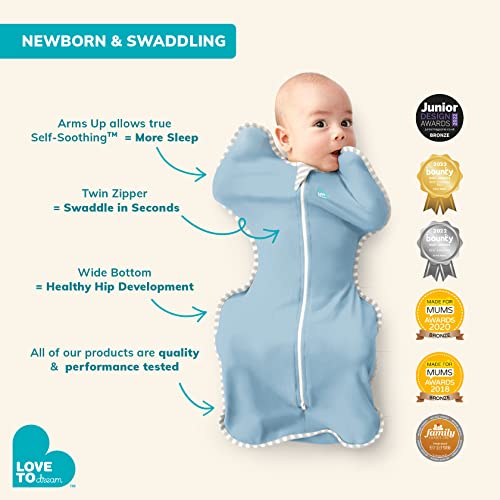 Love to Dream Love to Dream Swaddle Up, Baby Sleep Sack, Self-Soothing Swaddles for Newborns, Get Longer Sleep, Snug Fit Helps Calm Startle Reflex, Lite 0.2 Tog, 13-19 lbs, Olive