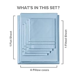 Queen 6 Piece Sheet Set - Breathable & Cooling Bed