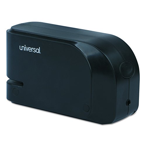 Universal Electric Half-Strip Stapler with Staple Channel Release, 20-Sheet Capacity, Black (43120) - Thumbnail 2