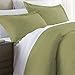 ienjoy Home Collection Soft Brushed Microfiber Duvet Cover Set, King, Sage