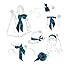 Pure Color Silk Feel Scarves Clothing Accessories Square Scarf Fashion Green