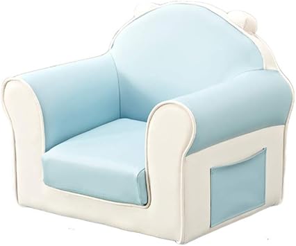 baby blue leather sofa