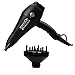 Jinri JR-104A 1875W Professional Far Infrared and Negative Ionic Hair Blow Dryer AC Motor With Concentrator & Diffuser Black Color