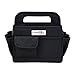 Everything Mary Black Desktop Tote Storage Organizer - Bin for Tools, Crafts, Home, Garage, Make-Up, Office Desk, Nursery - Tote for Crafts, Brushes, Thread, Arts and Craft Supplies for Travel