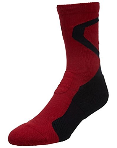 [589042-695] AIR JORDAN JUMPMAN DRIFIT CREW SOCKS APPAREL APPAREL AIR JORDANRED/BLCK