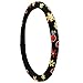OxGord Stylish Leather Pro Grip Slip-on Steering Wheel Cover Lady Bug