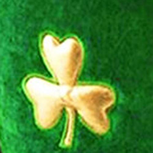 St.Patrick's Day Top Hat Irish Green Shamrock Leprechaun Adult Costume Decoration Trend Irish St. Patrick's Day Shamrock Hat with Beard Unisex Hat Beard