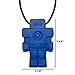 Munchables Robot Chew Necklace for Boys - Sensory Chewable Jewelry (Green)