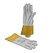 John Tillman & Co 25BM Medium Pearl Split Deerskin Uniform Leather Welders Gloves