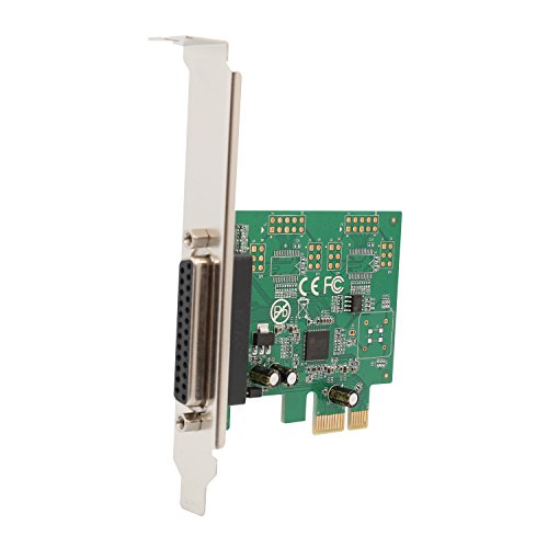 IO Crest 1 Port DB25 Parallel Printer Lpt1 PCI-Express 2.0 X1 Card Components Other SI-PEX10011
