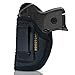 IWB Gun Holster for S&W Bodyguard, Taurus TCP, Sig P238, Jimenez JA, PPK 380. Ruger LCP - ECO Leather Concealed Carry Soft - Suede Interior for Protection (Left)