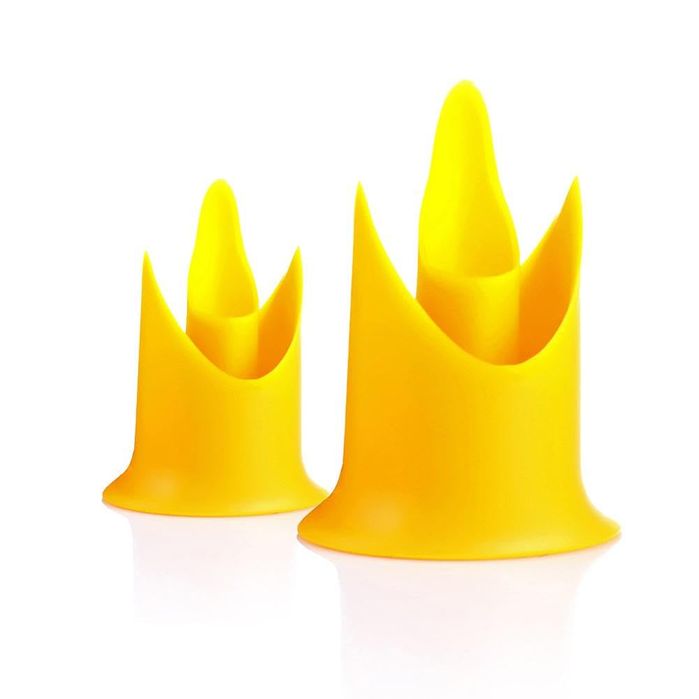 2PCS Kitchen Craft Duo Pepper Corer and Deseeder, Fruit Vegetable Cutter Pepper Corer Slicer Pepper Seeded Remover Device Tomato Coring Device Fruit Vegetable Cutter - Random Color