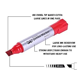 Mr. Pen- Jumbo Permanent Markers, 4 Pack, Assorted