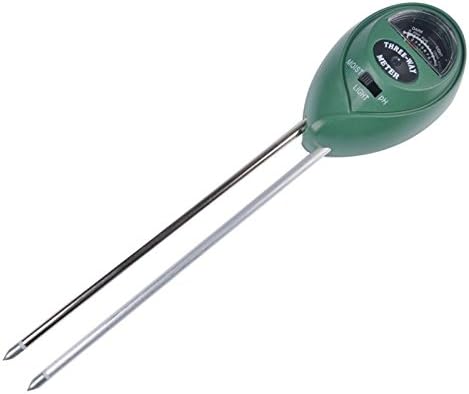 Plant Guru Moisture Meter PH Meter Light Sensor Soil Test Kit Soil Sensor by Okapia (No Working Glove)