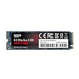 Silicon Power 512GB NVMe M.2 PCIe Gen3x4 2280 TLC R/W up to 3,400/2,300MB/s SSD (SU512GBP34A80M28AB)