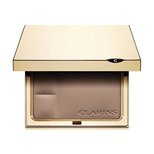 Clarins Ever Matte Shine Control Mineral Powder Compact, No. 02 Transparent Medium, 0.35 Ounce