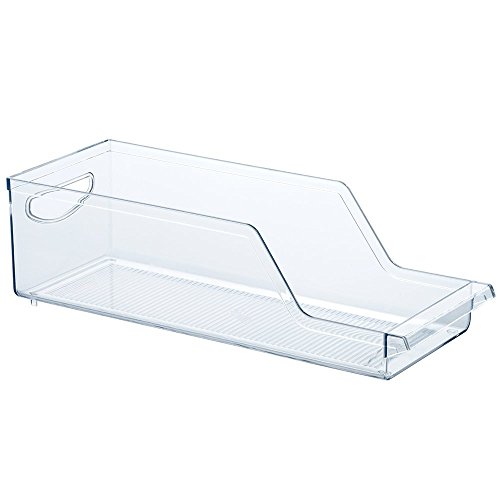 Budget & Good Refrigerator Soda Can Organizer Pantry Canned Food Storage – Beverage Holder for Kitchen Cabinet or Pantry, Clear