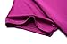 JollieLovin Women Plus Size Short Sleeve Summer Long Tunic Tops Loose Fit T-Shirt to Wear with Leggings(1X,Fushia)