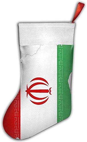 Hat family Iran Grandeur Flag Map Personalized Christmas Hanging Stockings Bag Socks Christmas Tree Decoration Custom Gifts (Christmas Tree Decoration)