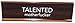 aahs!! Engraving Talented Motherfucker Novelty Nameplate Style Desk Sign (Brown)