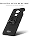 DTEK 60 Case, BlackBerry DTEK60 Case,MicroP Super Frosted Shield Hard Cover Case with Stand and Screen Protector Compatible for BlackBerry DTEK60 (Black)