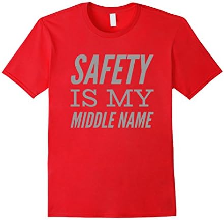 Mens Safety Risk Management Manager Officer T-shirt Men Women Kid 2XL Red