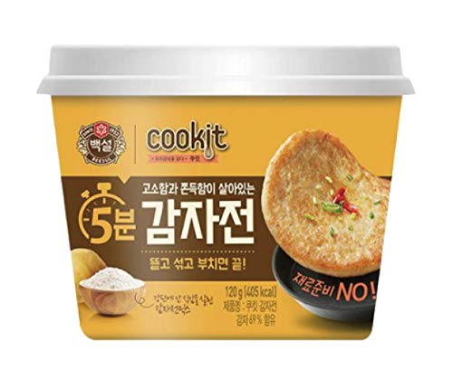 CJ Beksul Cookit Potato pancake mix cup 120g (Pack of 2cups) 백설 쿠킷 감자전