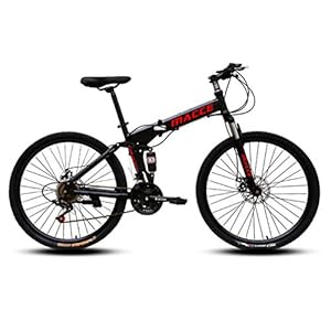 High Carbon Steel Bikes 21 Speed opvouwbare Mountainbike Fiets Ideaal voor School En werk met Dual Disc Brakes Racefiets…