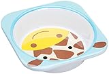 Skip Hop Baby Zoo Little Kid and Toddler Melamine Feeding Bowl, Multi Jules Giraffe