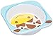 Skip Hop Baby Zoo Little Kid and Toddler Melamine Feeding Bowl, Multi Jules Giraffe