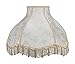 Aspen Creative 30043 Transitional Scallop Bell Shape Spider Construction Lamp Shade in Beige, 17
