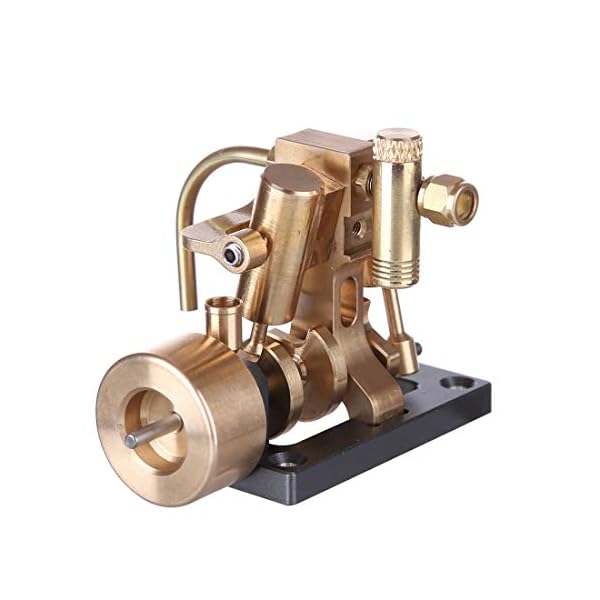 Leic Dampfmaschine Modell Mini Inline Doppelzylinder Swing Engine für 40cm Retro Bootsmodelle – Bild 5