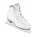 Riedell 18 Sparkle / Kids Beginner/Soft Figure Ice Skates / Color: White and Pink