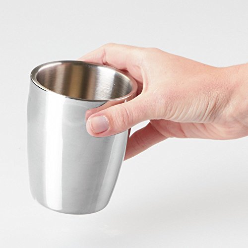 iDesign Forma Tumbler Cup for Bathroom Vanity Countertops Polished