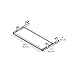 Bush Business Furniture Universal Keyboard Shelf, Desk Accessories for Home or Professional Office, Black