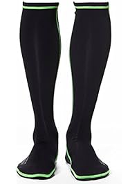 WETSOX Wader Sox, RNF Black, Size L, Frictionless Wading Socks, Get In and Out of any wader or boot Easily, 1mm Neoprene Keeps Feet Warm wet or dry