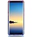 BAISRKE Galaxy Note 8 Case, Shock-Absorption TPU Soft Edge Bumper Anti-Scratch Rigid Slim Protective Cases Hard Plastic Back Cover for Samsung Galaxy Note 8 - Blue Purple Gradient