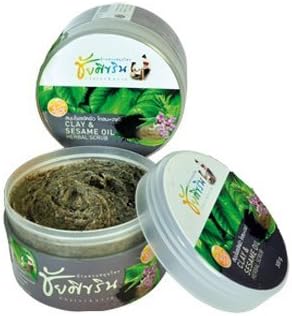 Herbal Skin Mud &amp; Black Sesame Fades Wrinkles and Dark Spot Skin 300 G Thai 1 Pack
