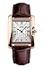 MaDong Women's Luxury Square Rose Gold Case Quartz Waterproof Leather Watch MDWH3
