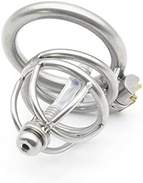 Bondage Masters Male Chastity Device with Air Flow Short Cage, Removable Urethral Tube, Comfort Style Back Ring - Image 5