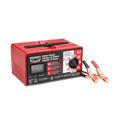 Century K3153-1 Automatic/Manual Deep Cycle Battery Charger Starter, 100/15/2 amps, 6/12V (Pack of 1)