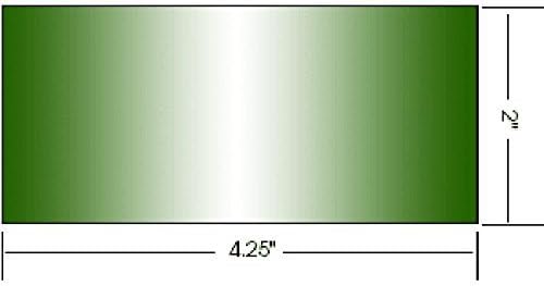 Phillips Safety Green Welding Lens - Rectangle Standard Size 2 x 4.25 inche Shade 14 - For Welding Helmet Replacement [1 Piece]