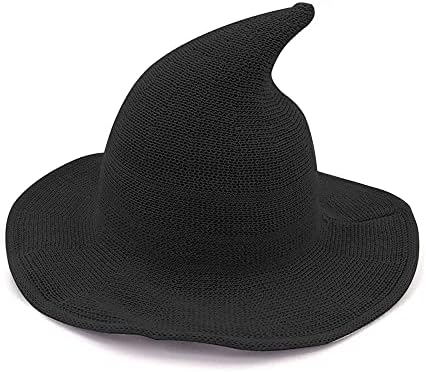 Set De 2 Sombreros De Bruja Negros Para Halloween, Plegables Y De Alta Calidad, Accesorios De Disfraz Para Mujer Y Adultos, Perfectos Para Fiestas