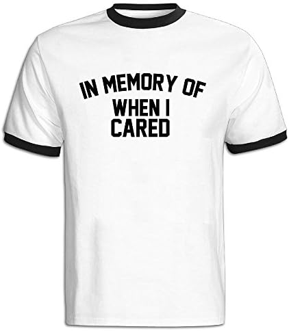 Clash Color Tshirt In Memory Of When I Cared For Male